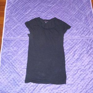 Allure Luxe Small Black Basic T Shirt